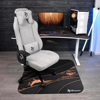Arozzi Zona Square Floor Pad AZ-ZONA-QTRO-BKGD, 116x116cm, 3mm, микрофибра, нескользящий, для офиса (AZ-ZONA-QTRO-BKGD)