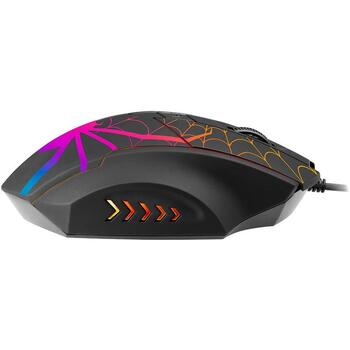 Tracer Игровая мышь Gamezone Black Widow TRAMYS47360, 1,3м, 6 кнопок, 800-1600 DPI, RGB, оптический сенсор (TRAMYS47360)