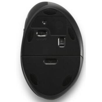 Kensington Pro Fit Ergo K79810WW, bezvadu datorpele, kreisajai rokai, 1600 DPI, 6 pogas, melna, USB-A, SmartFit (K79810WW)