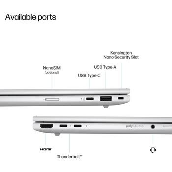 HP EliteBook 8 G1i 13 AI ноутбук AD3B7ET#ABB, Intel Core Ultra 7 255U, 33.8 см 13.3 дюйма, 32 ГБ, 512 ГБ SSD, Windows 11 Pro (AD3B7ET#ABB)