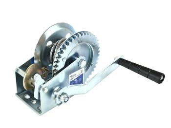 Geko ручная лебедка G01083, 450кг, 5м, 4мм, 1 крюк, одна передача, 4,1:1, рукоятка 200мм, тормоз (G01083)