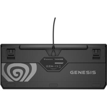 Genesis THOR 230 механическая игровая клавиатура, NKG-2076, USB, Outemu Red, 25 режимов подсветки, RGB, черный (NKG-2076)