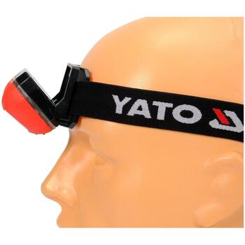 Yato galvas lukturis YT-08490, COB LED, 160lm, 2700K/4500K/6500K, CRI96, IP65, IK07, Li-Ion 3.7V 1500mAh, 3h darbības laiks (YT-08490)