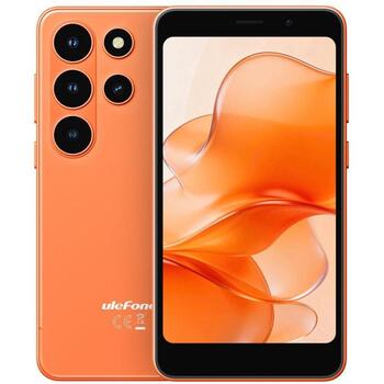 Ulefone viedtālrunis Note 22, 5 collu LCD 480x854, 3GB RAM 32GB, 3000mAh, Android 16, 4G, 2MP kamera, Cosmic Orange (NOTE 22 3/32GB COSMIC ORANGE)