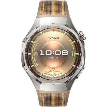 Huawei Умные часы Watch GT 6 Pro 55020FTS, 1.47in AMOLED, 466x466, 867mAh, 21 день, GPS, IP69, 5 ATM, титановый сплав, коричневый (55020FTS)