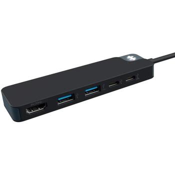 Hyper dokstacija HD4101BKGL, 2x USB-A, 1x USB-C, 1x HDMI (HD4101BKGL)