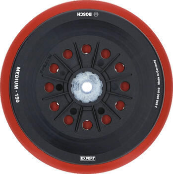 Slīpēšanas pamatne 150mm,Medium, Multi-hole, Ekscentra slīpmašīnām EXPERT MULTIHOLE BALSTA DISKS, 2608900010, BOSCH (2608900010)