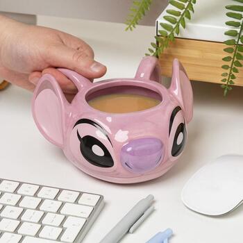 Paladone Disney кружка PP14599LS, 400ml, розовая, керамическая, 1 кружка, не подходит для посудомоечной машины (PP14599LS)