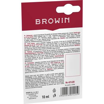Browin Пектиновый фермент 401400, 10ml, 1.5cm, 13.2cm, 8cm, 10g, эффективный, простой в использовании (401400)