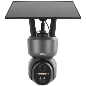 Emos IP камера, GoSmart Уличная камера IP-6000 OWL H4058, 3MPx, 105°, IP65, 4G/LTE, Li-ion 10 400 mAh, солнечная панель (H4058)
