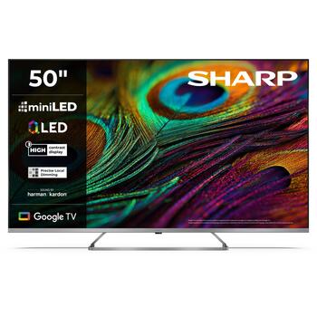 Sharp 4K QLED MiniLED televizors 50JP7265E, 50