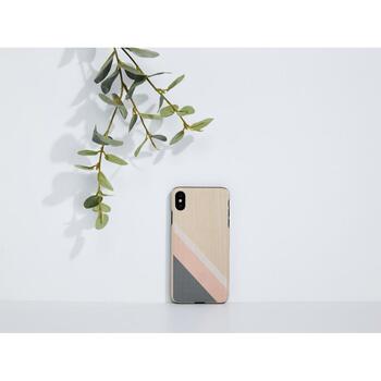 Man&Wood Чехол M7759B, 80x158x10mm, 27.2g, натуральное дерево, поликарбонат, Apple iPhone XS Max, 6.5 (M7759B)