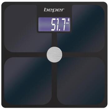 Beper Весы P303BIP050, 2.1kg, 300x300x25mm, LCD, Bluetooth, 2xAAA, автоматическое отключение, масса костей, жировая масса, мышцы (P303BIP050)