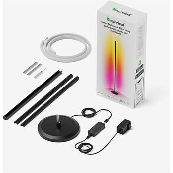 Nanoleaf Grīdas lampa Smart Matter WiFi N7204K02-1FL, 22 W, RGBW, 1700 lm, 25000 h, IP20, SmartThings, Google Assistant (N7204K02-1FL)