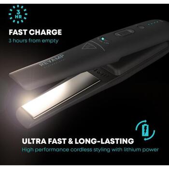 Revamp Утюг для волос ST-1700-EU2, 0.24кг, 210°C, керамические пластины, ионизация, дорожный чехол (ST-1700-EU2)