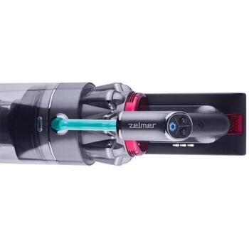 Zelmer ZSVC822 Stefan 81405420P, беспроводной пылесос, 22.2V, 2200W, 0.35л, 40мин, 270мин, 79дБ, Li-Ion, BLDC, 3 скорости (81405420P)
