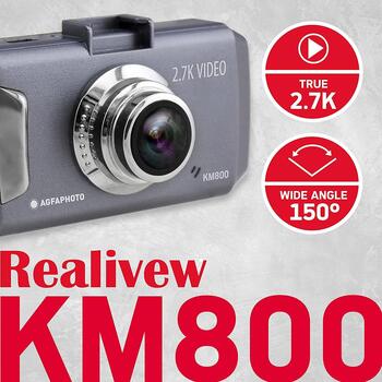 Agfa Photo Видеорегистратор KM800GR, 1920x1080, 2.7