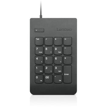 Lenovo Цифровая клавиатура МОДЕЛЬ 4Y40R38905, 19 клавиш, USB, проводная, черная (4Y40R38905)