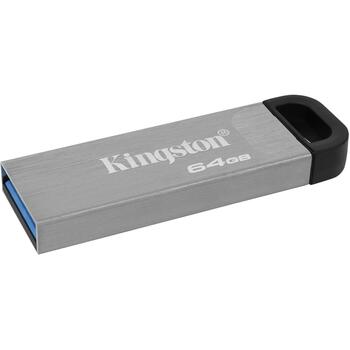Kingston USB флешка DTKN/64GB, 64 ГБ, USB Type-A, скорость чтения 200 МБ/с, без крышки (DTKN/64GB)
