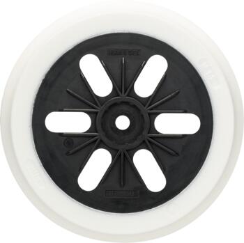 Gumijas slīpšķīvis D 150 mīksts, Ekscentra slīpmašīnām SLĪPĒŠANAS PAMATNE AR 6 ATVERĒM, 2608601115, BOSCH (2608601115)