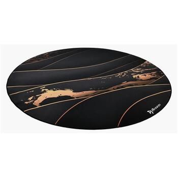 Arozzi Zona Round Floor Pad AZ-ZONA-PAD-BKGD, 121см, 3мм, микрофибра, нескользящий, для офиса (AZ-ZONA-PAD-BKGD)