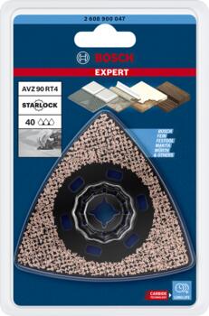 Svārstību daudzfunkcionālajiem darbarīkiem EXPERT AVZ 90 RT4 SLĪPĒŠANAS PAMATNE, 2608900047 BOSCH (2608900047)