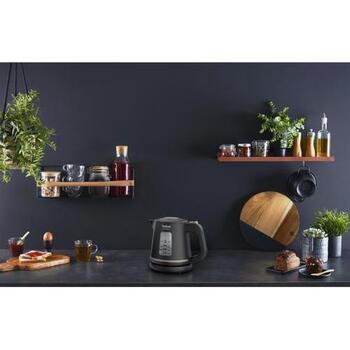 Tefal KI533811 Электрический чайник, 2400 W, 1 L, пластик, 360° поворотная база, черный (KI533811)