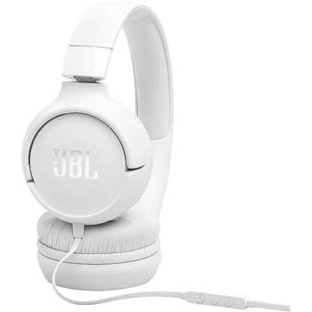 JBL Tune on-ear austiņas ar USB, baltas (JBLT520CWHT)