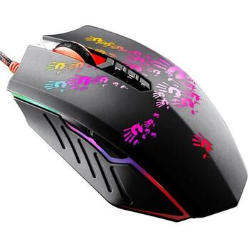 A4Tech Игровая мышь A4TMYS46161, 6200 CPI, 8 кнопок, 1.8 м, 0.2 мс отклик, программируемые кнопки (A4TMYS46161)