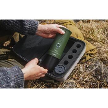 Outin Nano A000011, 7500mAh, 20 бар, 92°C, 80мл, 200с, USB/12В/24В, кофеварка, зеленый, с чехлом (A000011)