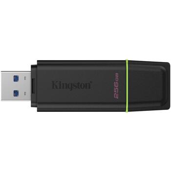 Kingston USB флешка DTXG2/256GB, 256 ГБ, USB Type-A, черный, кольцо для ключей, форма: крышка, USB 3.2 Gen 1 (DTXG2/256GB)