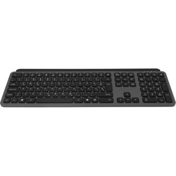 Sbox Клавиатура WK-26-HR, 109/110 клавиш, RF 2.4 GHz, механическая, черный/серый, 1x AAA, ножничные переключатели (WK-26-HR)