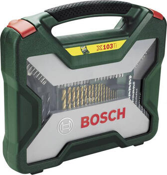 Titāna urbju un skrūvgriežu uzgaļu komplekts (103 gab.) 2607019331 BOSCH (2607019331)