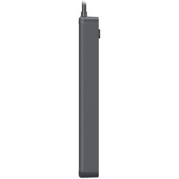 Tracer Удлинитель TRALIS47024, 3м, 5 розеток, 2 USB 2,1A, защита от перенапряжения, выключатель (TRALIS47024)
