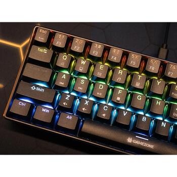 Tracer клавиатура TRAKLA47872, USB, 61 клавиша, механическая, RGB, красные переключатели, 60%, анти-гостинг, игровая (TRAKLA47872)