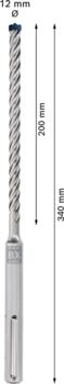 Perforatora urbjiem EXPERT SDS MAX-8X TRIECIENURBIS PERFORATORIEM, 2608900201 BOSCH (2608900201)