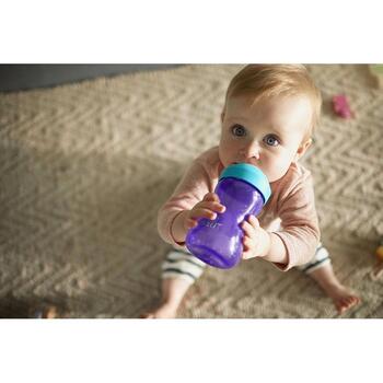 Philips Avent My Grippy mācību krūzīte ar mīkstu snīpi 300ml, 9M+, lillā (SCF802/02)