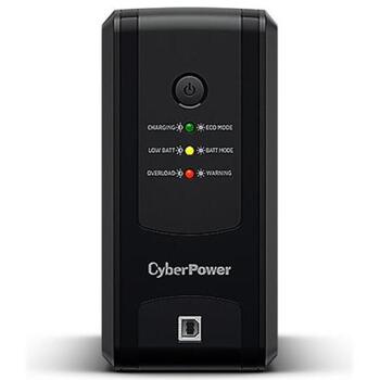 CyberPower Источник бесперебойного питания UT850EG UT850EG-FR, 850ВА, 425Вт, 230В, 3x розетки, Line-Interactive, AVR, USB, 4мс (UT850EG)