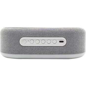 Nasa Bluetooth динамик/ будильник SPC400, 2x5W RMS, беспроводная зарядка 15W, USB-C, литий-ионный аккумулятор (SPC400)