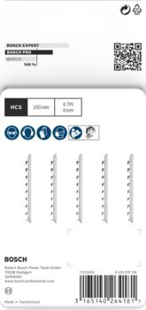 5 figūrzāģa asmeņi T 144 DP, Figūrzāģiem PRO WOOD PRECISE T144DP FIGŪRZĀĢA ASMENS, 2608633A35, BOSCH (2608633A35)