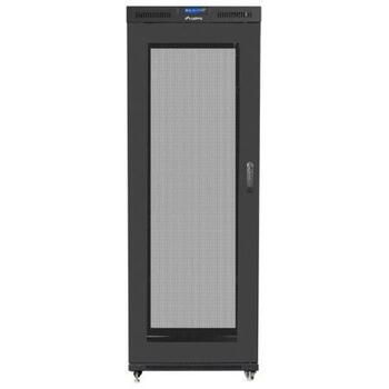Lanberg Раковина 19'' FF01-8027-23BL, 800x1000mm, 27U, 800kg, ЖК-дисплей, 4 вентилятора, 4 вертикальные направляющие (FF01-8027-23BL)