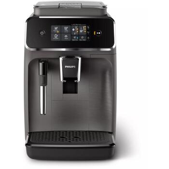 Philips Эспрессо кофемашина EP2224/10, 15 бар, 1.8L, 275g зерна, 12 уровней помола, автоматическая декальцинация (EP2224/10)
