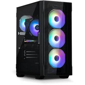 Zalman I3 NEO TG Black, 4x RGB вентилятор, 3x2,5'', 2x3,5'', ATX, 2xUSB 3.0, 1xUSB 2.0, Закаленное стекло (I3 NEO TG Black)