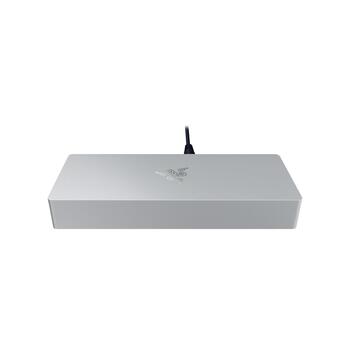 Razer настольная RGB док-станция Chroma RC21-02290200-R3EK, 1x USB-C 3.2 Gen 2, 2x USB-A 3.2 Gen 2, 1x Gigabit Ethernet (RC21-02290200-R3EK)