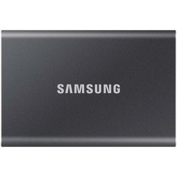 Samsung Внешний SSD MU-PC4T0T/WW 4TB, скорость чтения 1050 MB/s, скорость записи 1000 MB/s, USB Type-C, серый (MU-PC4T0T/WW)