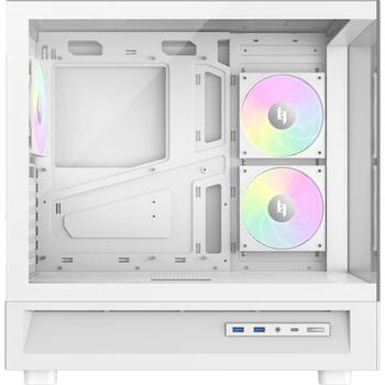 Gamemax korpuss NEX C51 WH, ATX/BTF, 7 paplašināšanas sloti, 1+1x3.5
