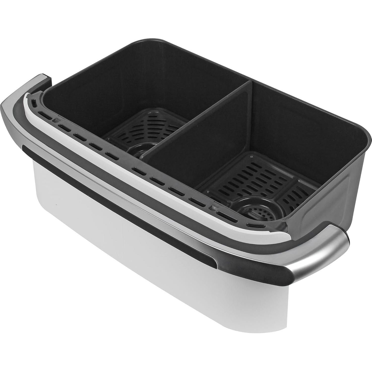 Ninja фритюрница AF500EUWH, 10.4л, DualZone, 7 программ, 2.47кВт, белый, MegaZone, SYNC, MATCH, антипригарное покрытие (AF500EUWH)
