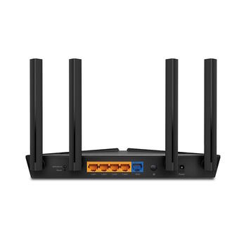 TP-LINK Archer AX1500 маршрутизатор, AX1500, 1.5 Гбит/с, 5 ГГц 1201 Мбит/с, 2.4 ГГц 300 Мбит/с, 1 WAN, 4xGigabit LAN, 4 антенны (ARCHERAX1500)