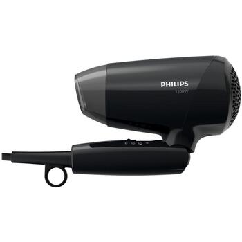 Philips Фен BHC010/10, 1200 Вт, 3 температурных режима, складная ручка, петля для подвешивания (BHC010/10)