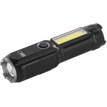 Emos перезаряжаемый фонарик P3214, 150 лм, 1200 мАч, 80 г, IP44, 4 режима, Micro USB, ударопрочный (P3214)